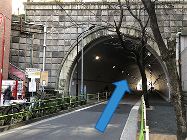 神谷町駅からのアクセスルート（3番出口より）5