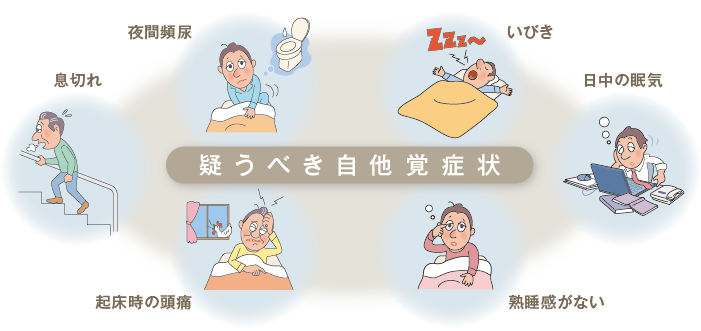 疑うべき自他覚症状